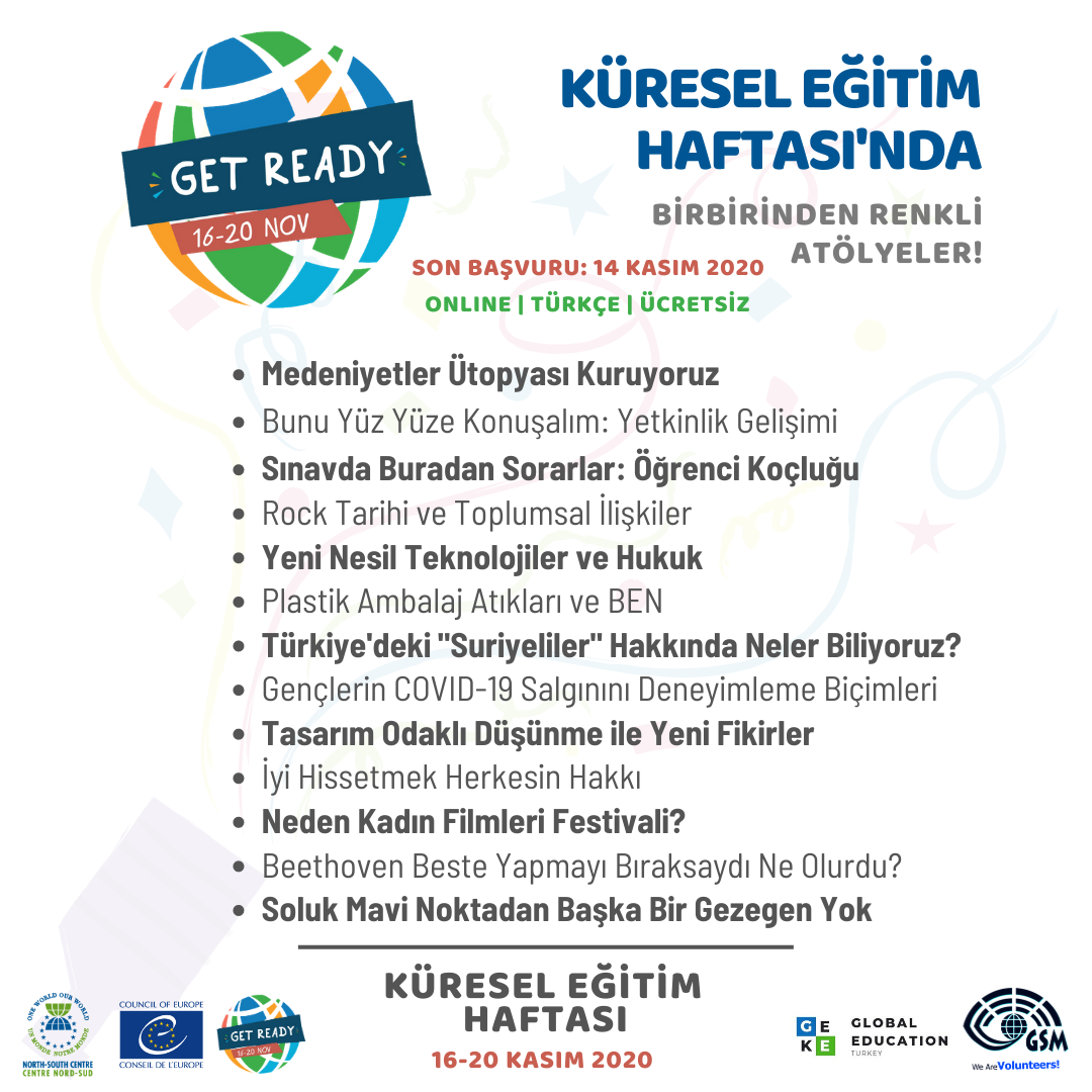 Küresel Eğitim Haftasında Birbirinden Renkli Atölyeler! - 2020